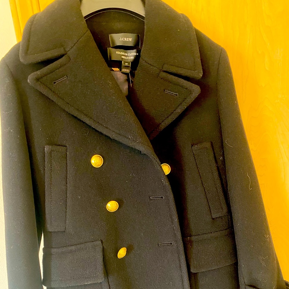 Wool coat with lining
